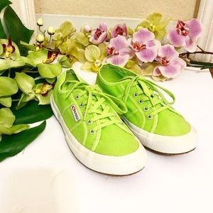 superga lime green